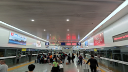 地铁1号线上海火车站站与铁路上海站直通道恢复启用